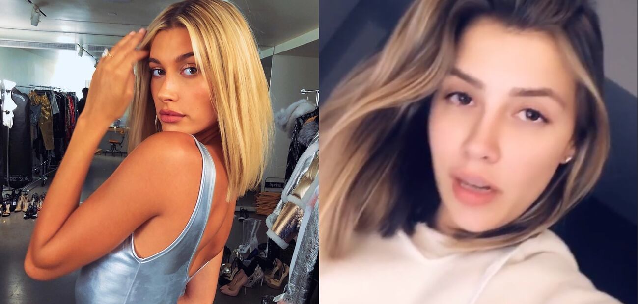 ¿Michelle Salas? Con su nuevo look se parece a Hailey Bieber