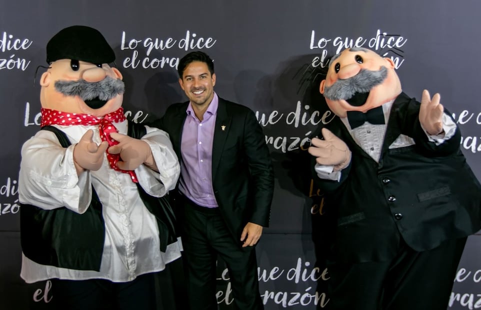 Víctor González Herrera en el estreno de 'Lo que dice el corazón' / Foto: Arturo Quintero