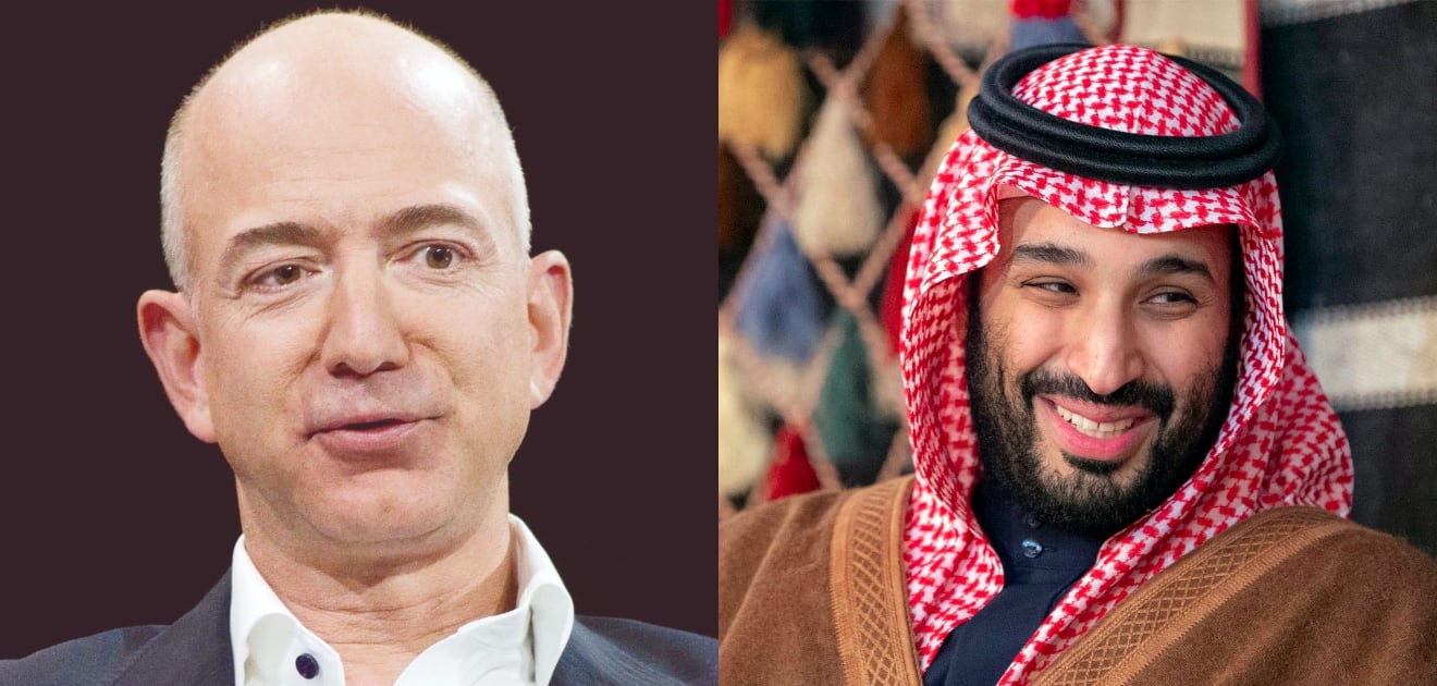 El teléfono de Jeff Bezos fue hackeado a través de un mensaje del príncipe Mohammed Bin Salman