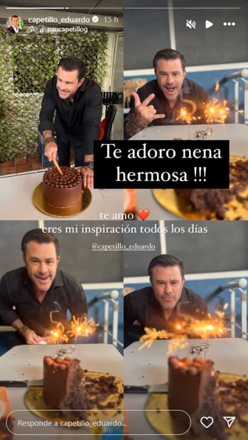 Eduardo Capetillo celebró su cumpleaños con sus hijos y su esposa Biby Gaytán / Instagram