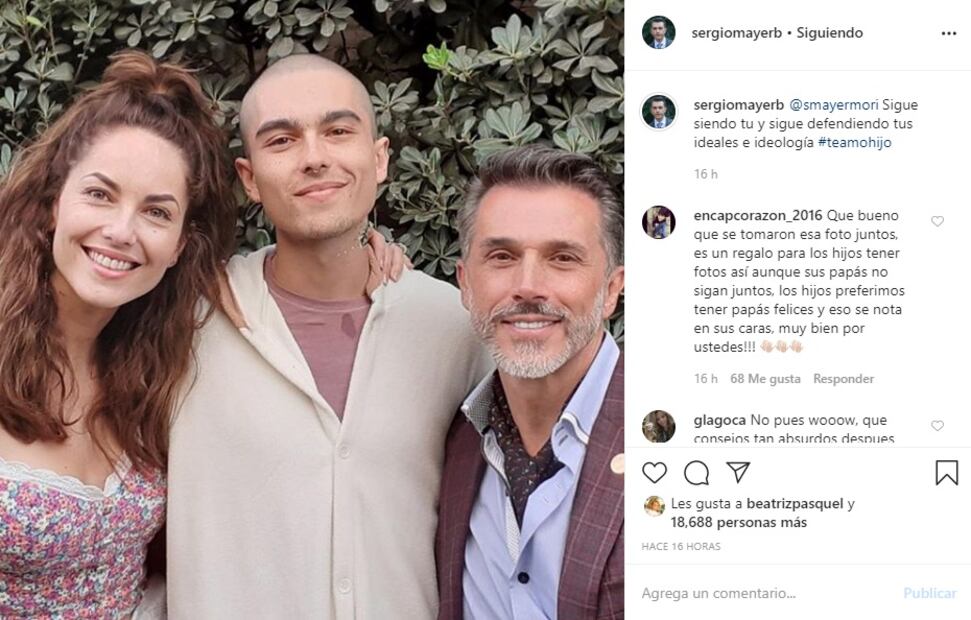 Bárbara Mori y Sergio Mayer se reencuentran por el cumpleaños su hijo 