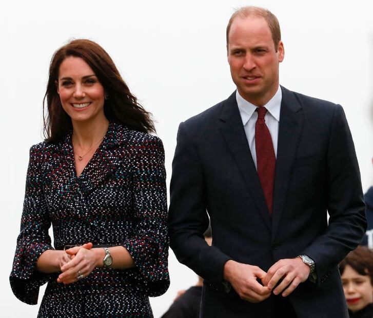 El príncipe William y Kate Middleton en una visita a París durante marzo de 2017 / AFP