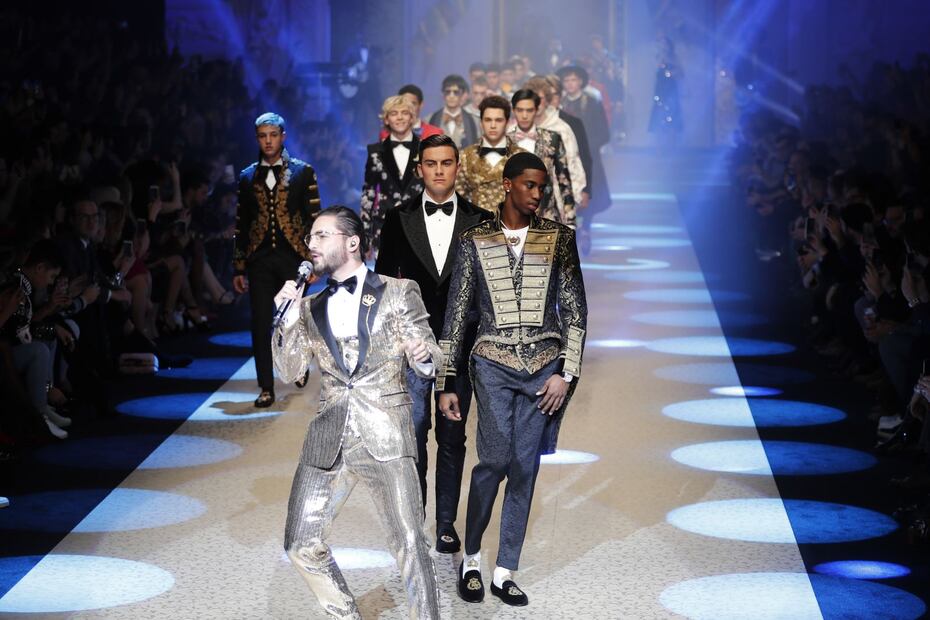 Juanpa Zurita y José Pablo Minor se coronan en pasarela de Dolce & Gabbana‬