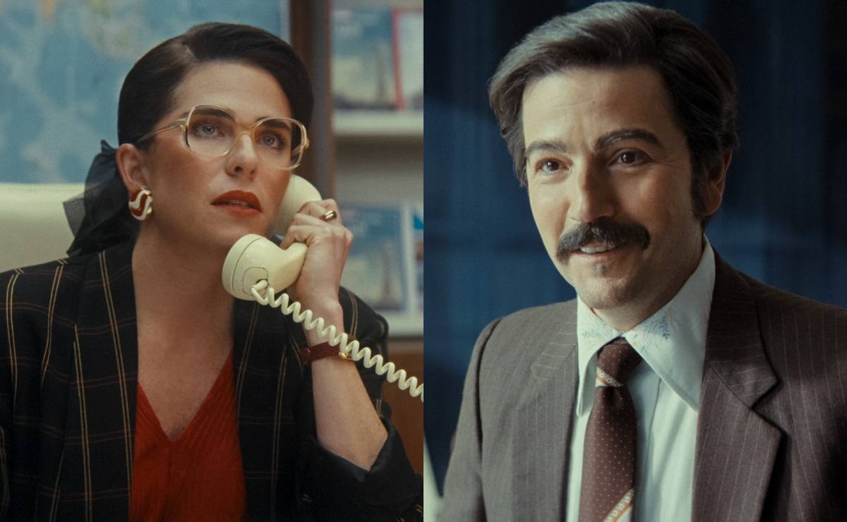 Karla Souza y Diego Luna en 'México 86' / Fotos: Instagram
