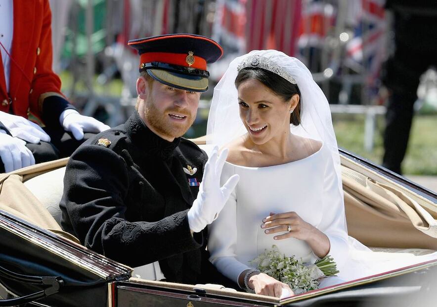 Meghan Markle no estaba lista para la realeza; dice la mujer que bordó su vestido de novia