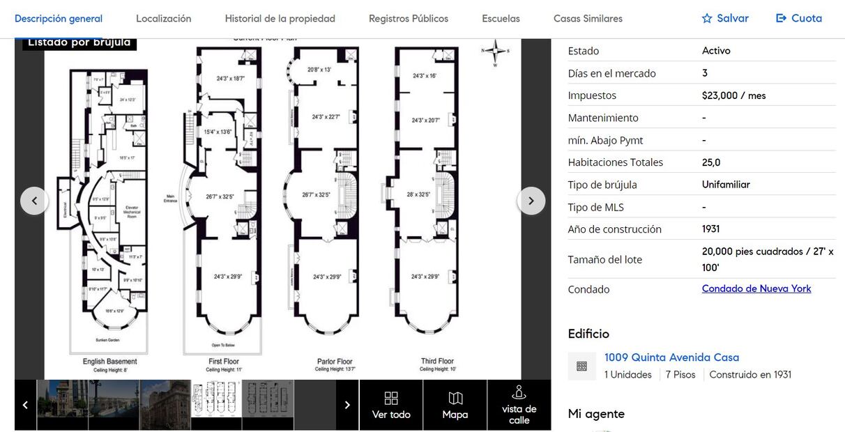 FOTOS: Carlos Slim pone a la venta -otra vez- su lujoso departamento de Nueva York en 80 millones de dólares 