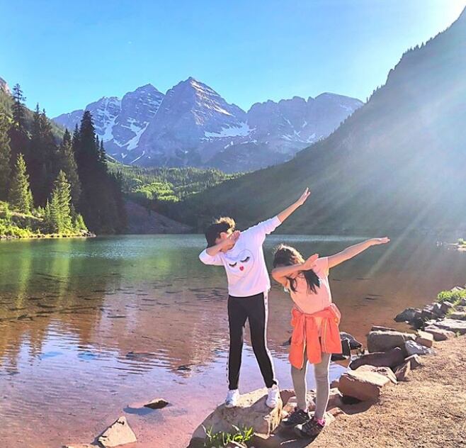 Thalía, Tommy Mottola y sus hijos se van de camping 