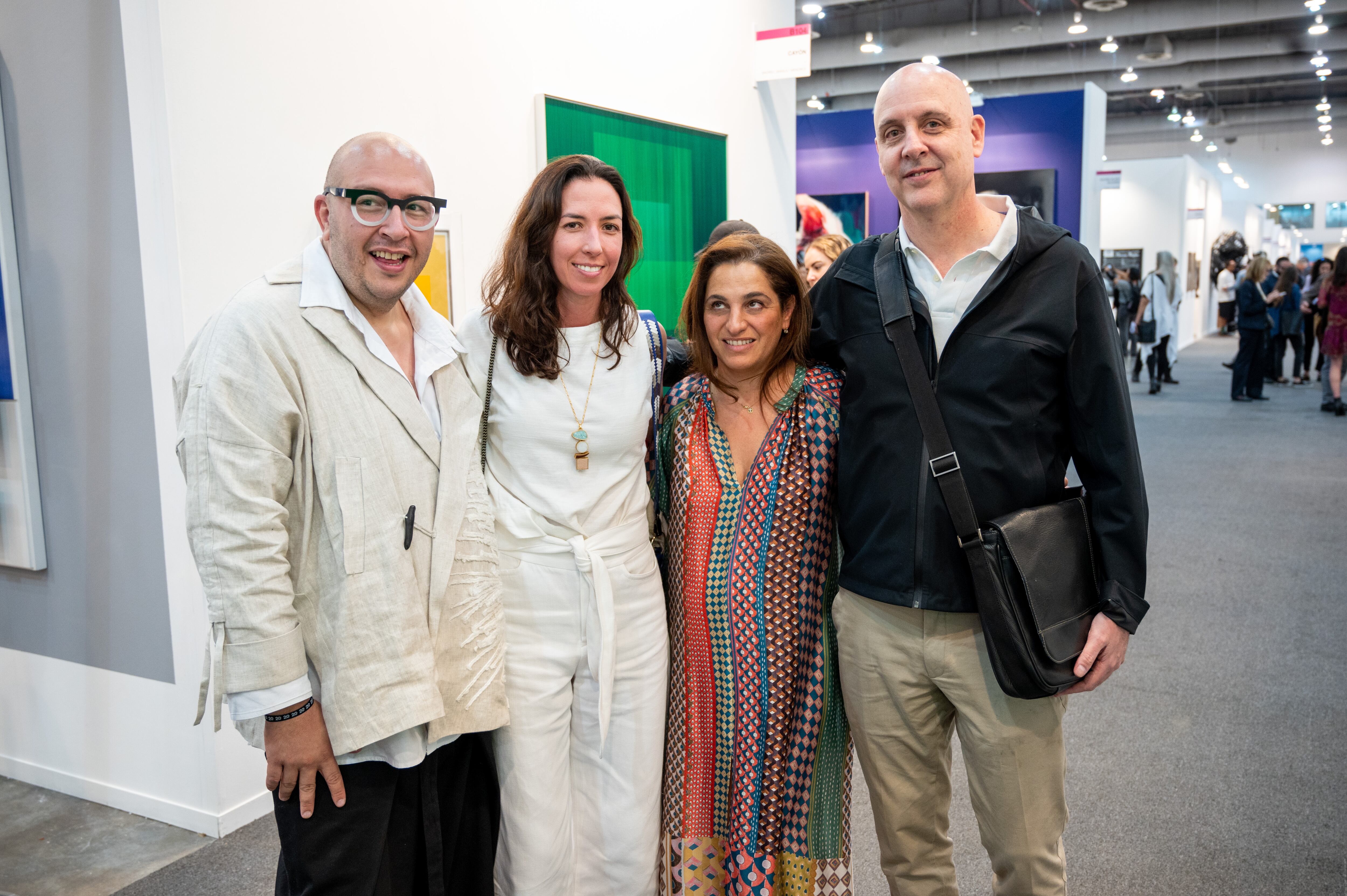 Maauad, Alejandra Laviada, Soumaya Slim y Patrick Charpenel. (Foto: Esteban Torreblanca)