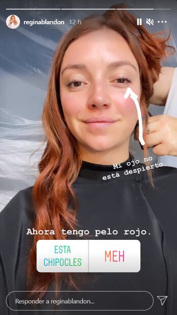 Regina Blandón le da un 'twist' a su look y ahora es una sexy pelirroja