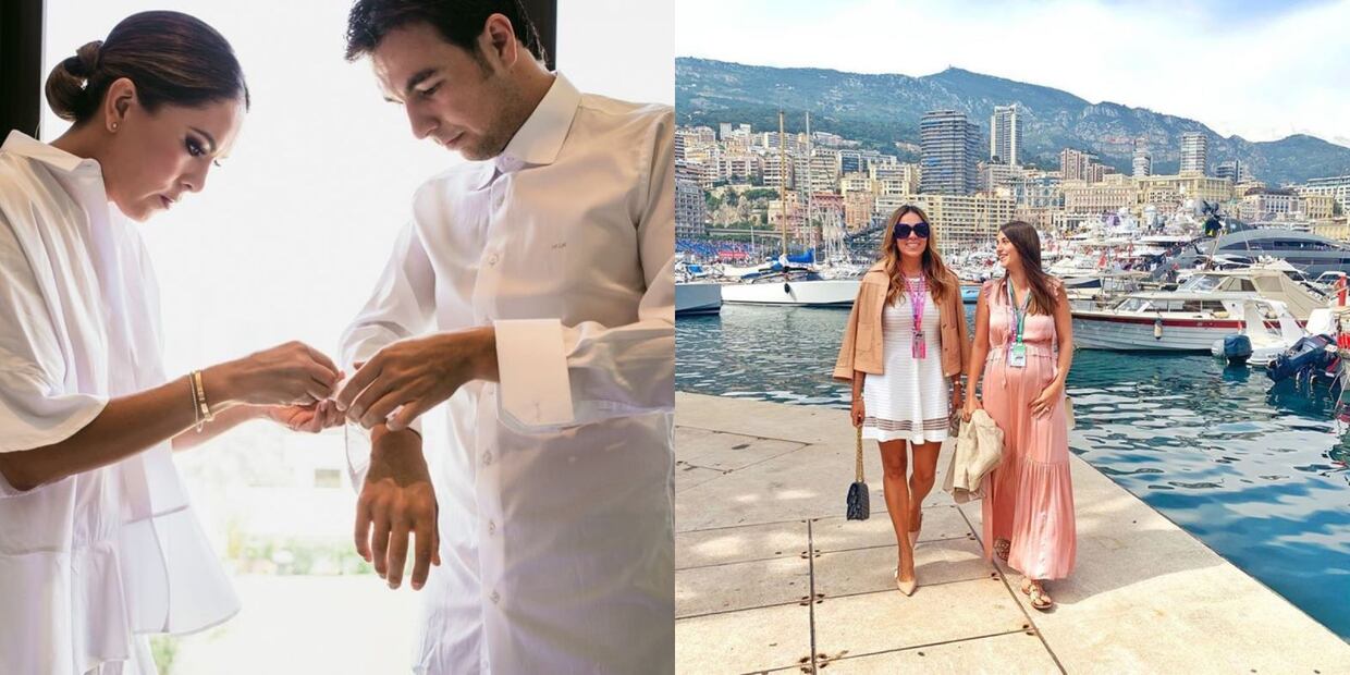 Checo Pérez y Carola Martínez ya tienen madrina de bautizo para Carlota, su segundo bebé