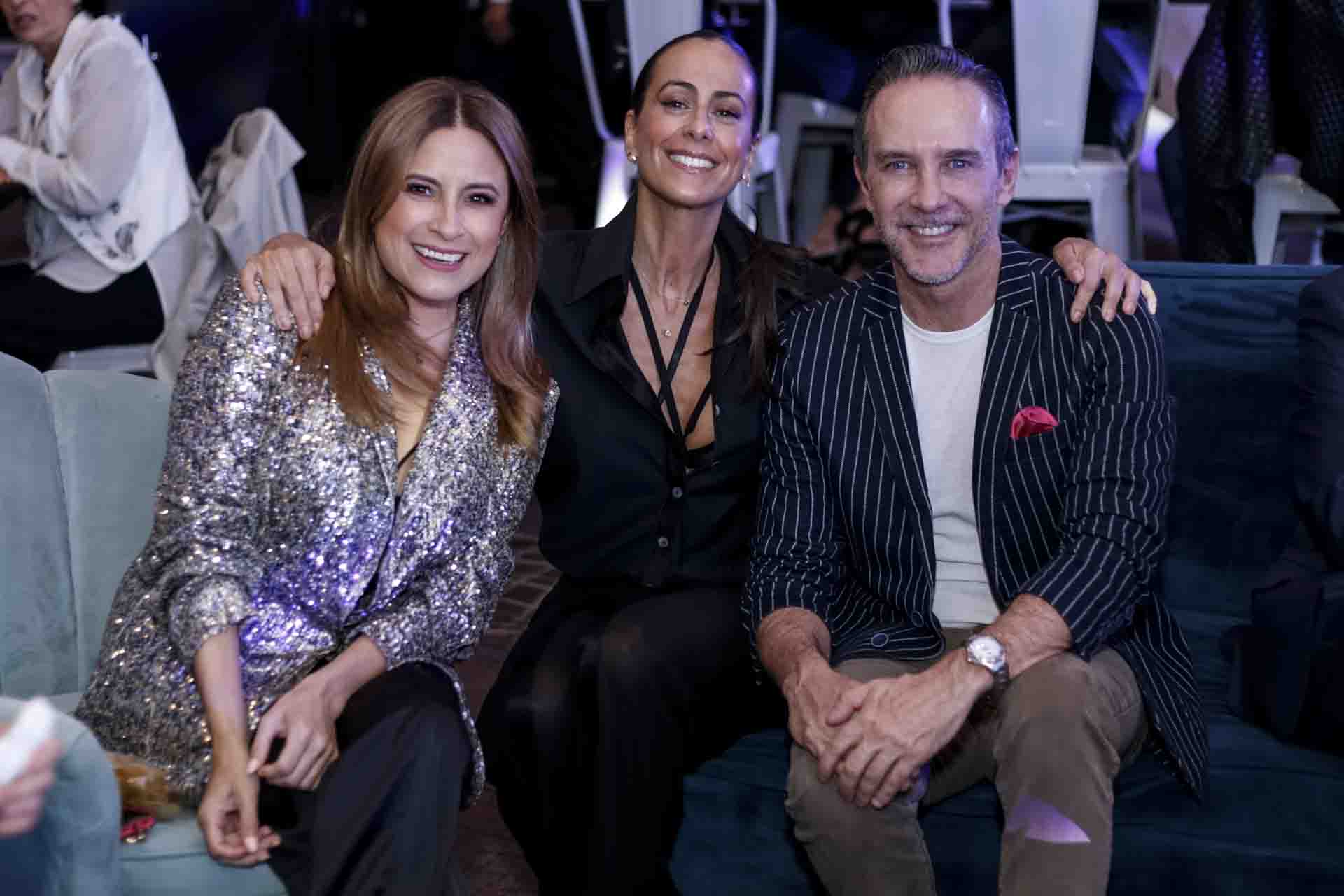 Linet Puente, Paulina Mercado y Pepe Bandera. (Foto: Esteban Torreblanca)