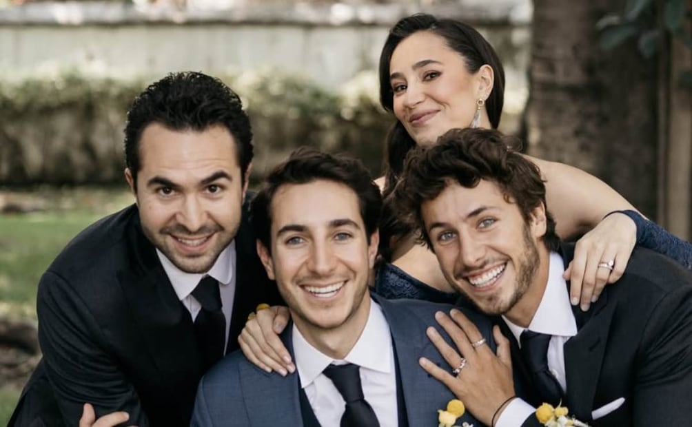 Fernando, Andrés, Pau y Juanpa Zurita / Foto: Instagram @agba.weddings
