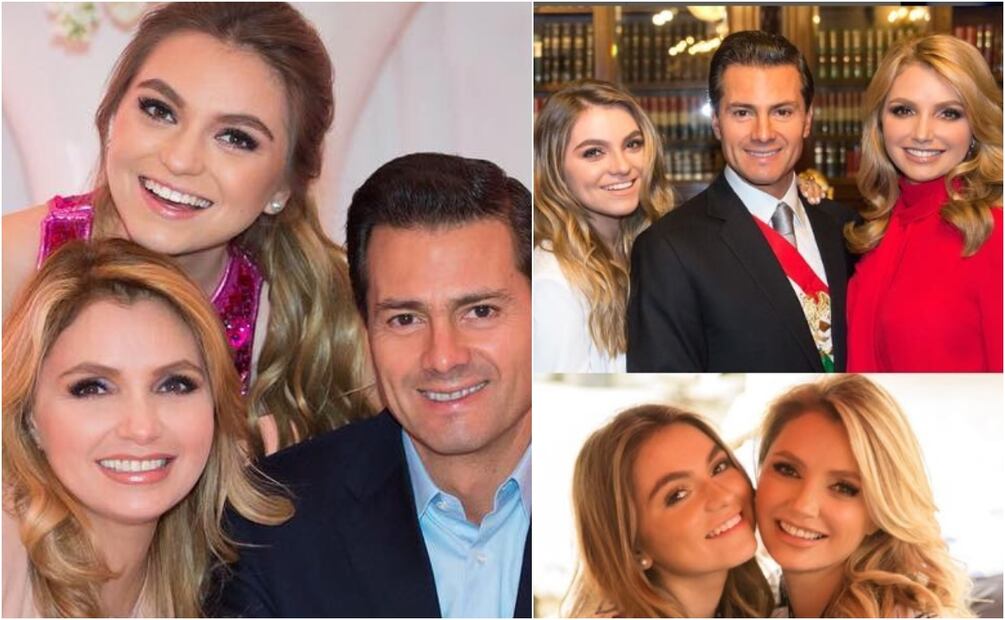 Sofía Castro, Angélica Rivera y Enrique Peña Nieto/Instagram: @epn.