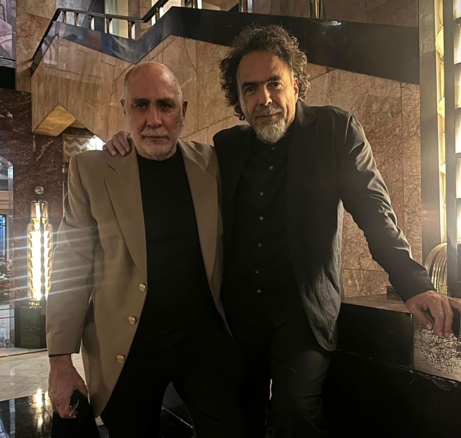 Guillermo Arriaga y Alejandro González Iñárritu / Foto: Cortesía
