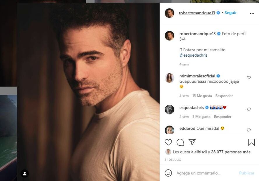 Roberto Manrique hace pública su homosexualidad