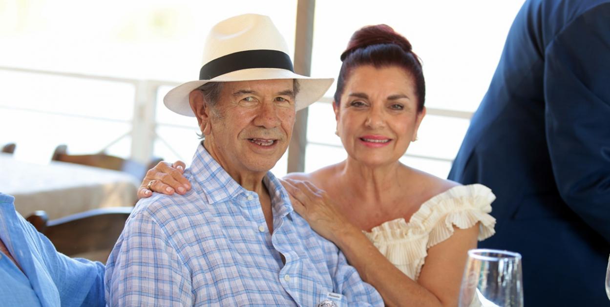 <p>&nbsp;Hans Backhoff y Leticia Backhoff.&nbsp;<strong>(Foto: Claudia Díaz)</strong></p>

