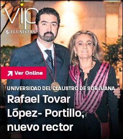 Rafael Tovar López Portillo, nuevo rector del Claustro