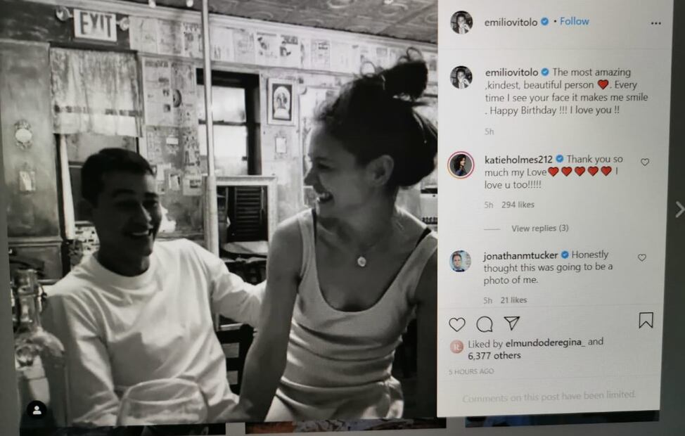 ¡Se acabó el amor! Katie Holmes y Emilio Vitolo terminan tras 8 meses de romance