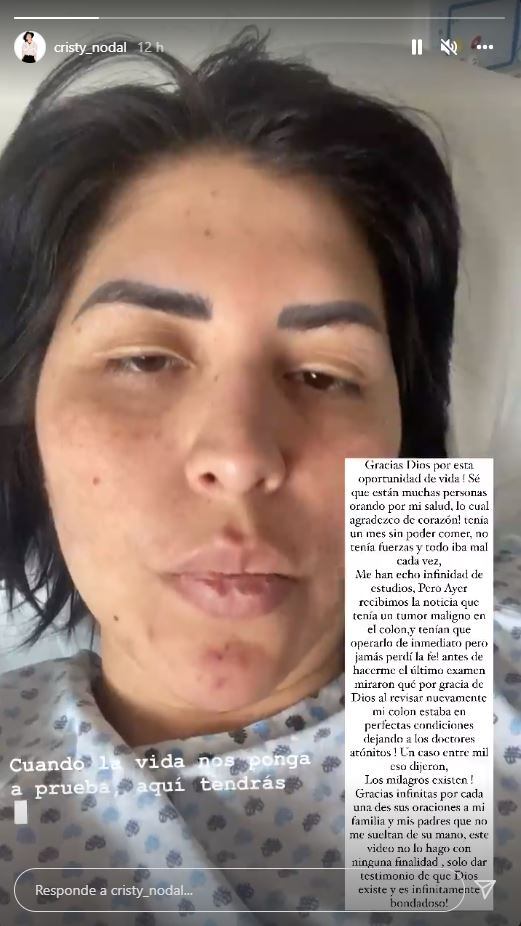 Mamá de Christian Nodal anuncia que le diagnosticaron cáncer de colon