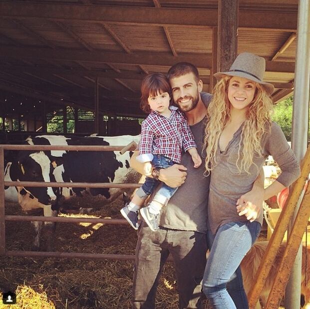 Las mejores fotos de Gerard Piqué y sus hijos Milan y Sasha 
