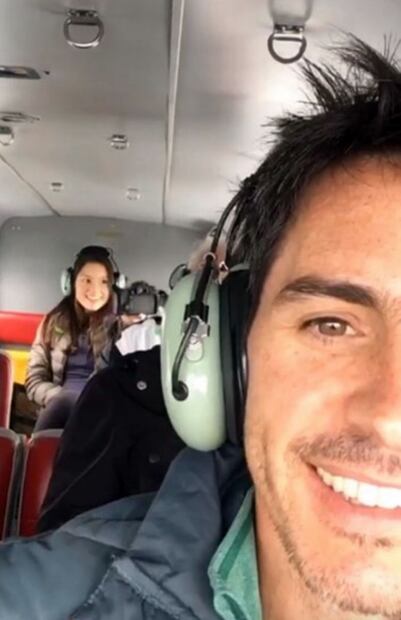 Mauricio Ochmann, de vacaciones en Alaska con su hija Lorenza