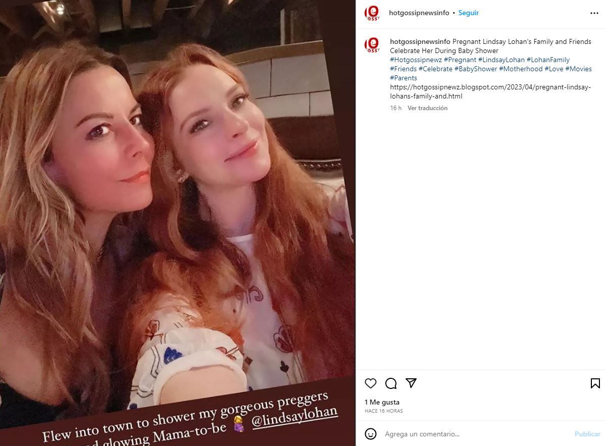 El encantador baby shower de Lindsay Lohan