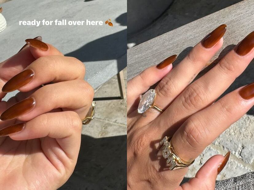 Hailey Bieber presume su nuevo anillo tras convertirse en mamá / Foto: Instagram