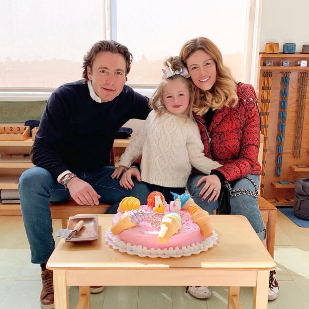 Esposa de Carlos Slim Domit en el cumpleaños de Sienna Gorina
