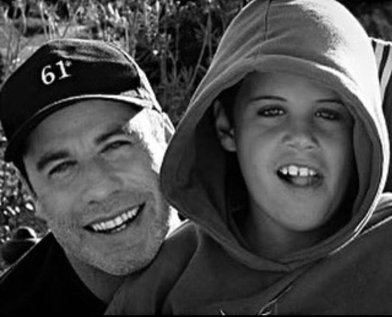 John Travolta con su fallecido hijo Jett / Instagram