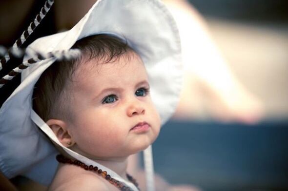 Las fotos más tiernas de Lúa Guerra Vega en su primer año