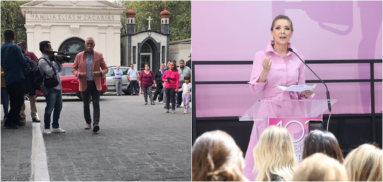 Velan los restos de la actriz Edith González en el Panteón Francés