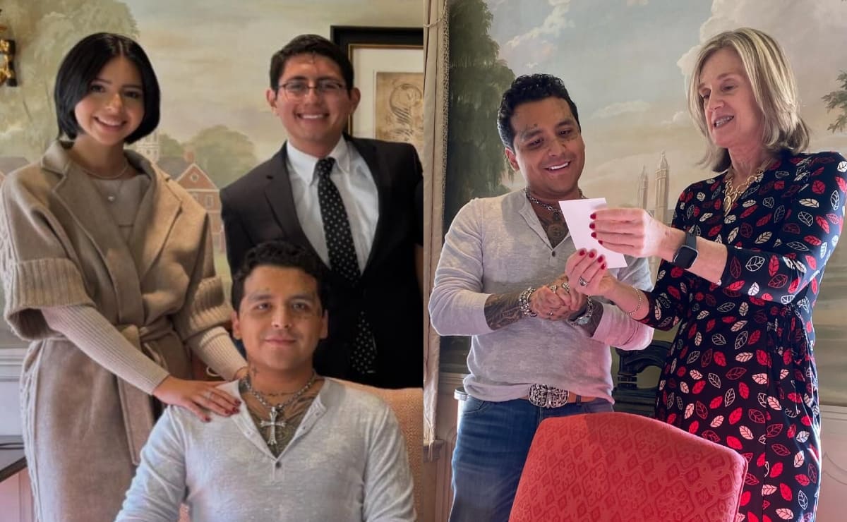 Christian Nodal recibe un premio en la Universidad de Harvard / Foto: Instagram