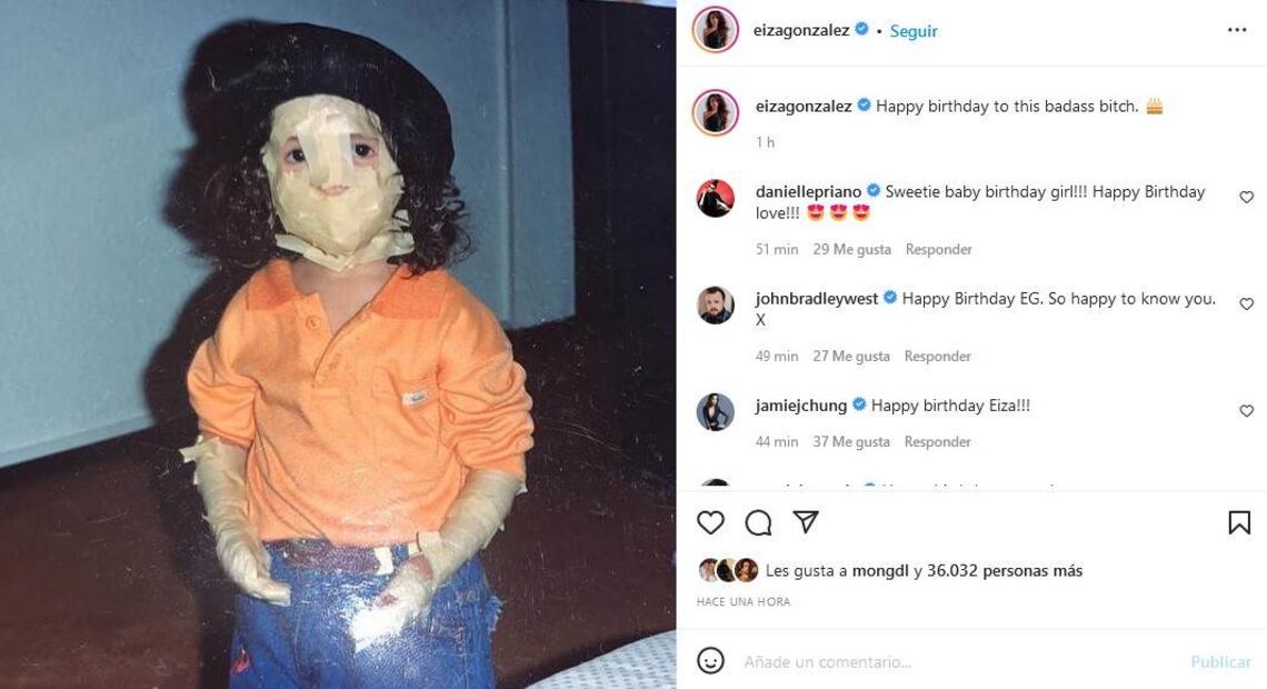 Eiza González cumple 32 años y así la felicitó su mamá Glenda Reyna