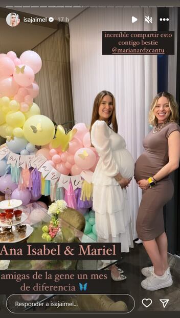 El tierno baby shower de Mariana Rodríguez organizado por Isa Jaime
