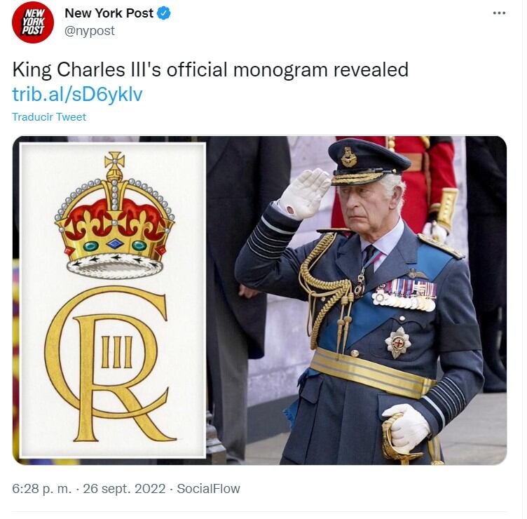 ¿Carlos III le copió el logo a Cristiano Ronaldo? Lanzan la nueva insignia del Rey pero se parece a un logo del futbolista