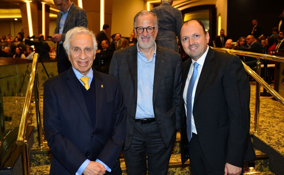 Dionisio, José Antonio Meade y Jorge Serlo en el Centro Libanés / Foto: Arturo Quintero