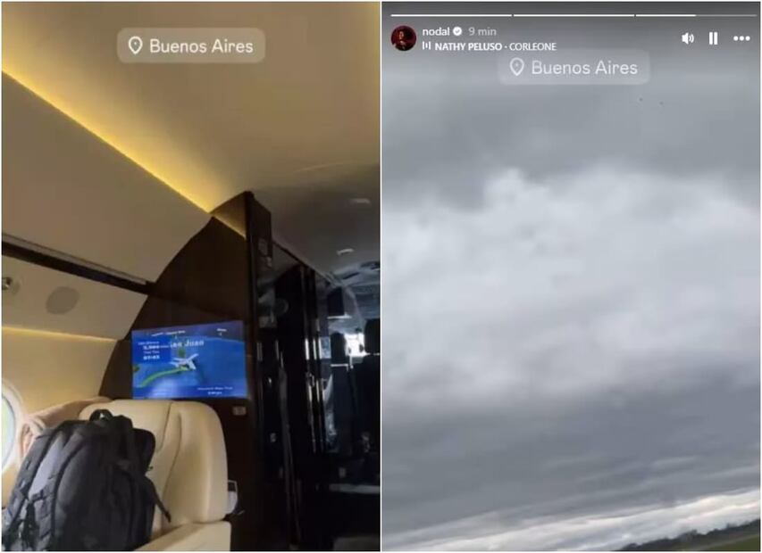 Las fotos que Christian Nodal compartió de su viaje a Argentina / Foto: Instagram