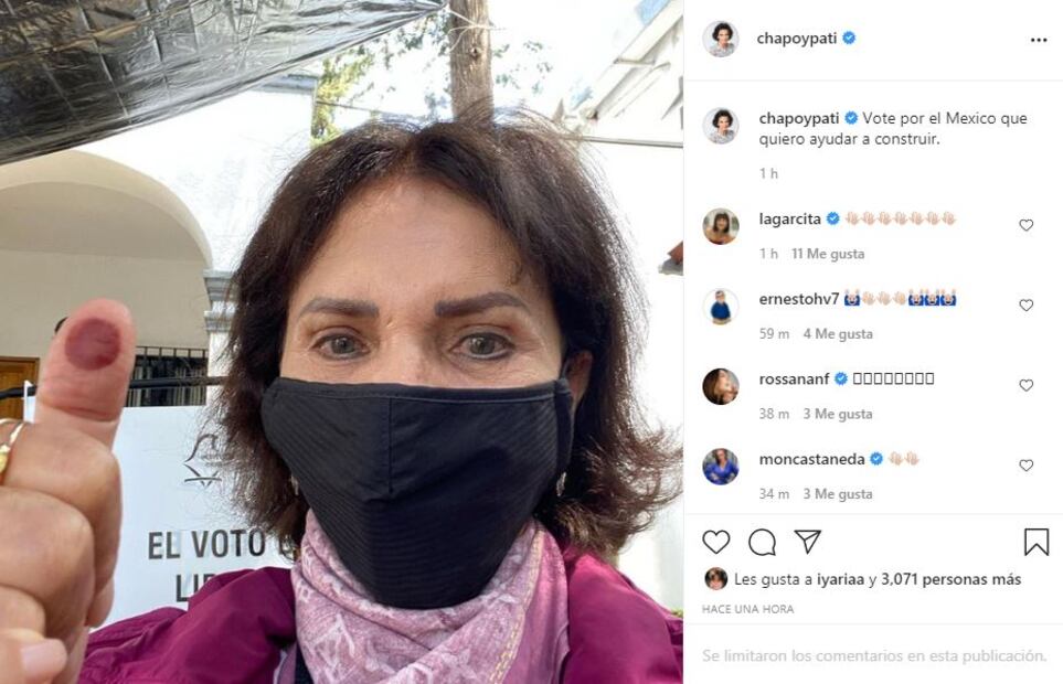 Así votaron Paulina Peña, Ludwika Paleta y más personalidades este domingo de elecciones