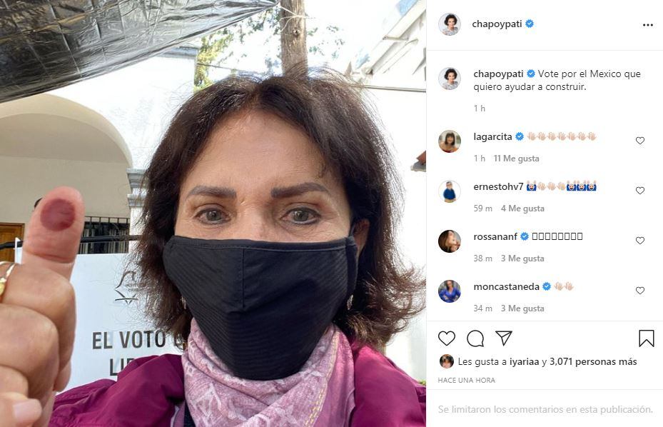 Así votaron Paulina Peña, Ludwika Paleta y más personalidades este domingo de elecciones