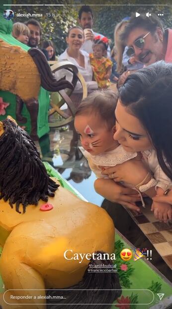 Alejandro Fernández y familia celebran en GRANDE a Cayetana, bisnieta de don Vicente 