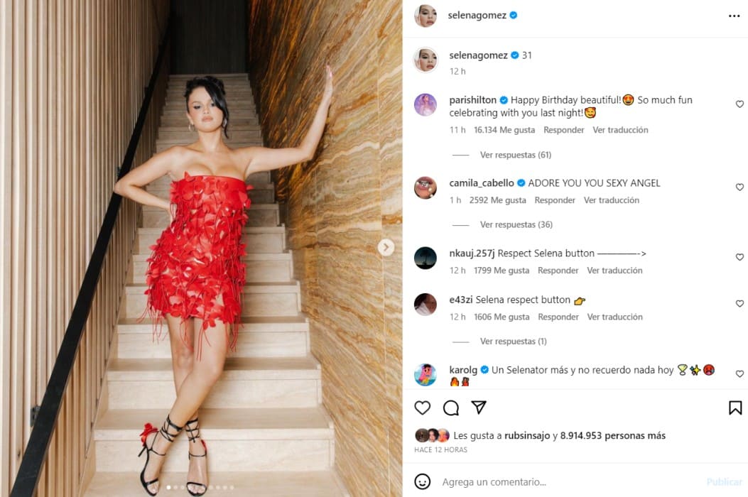 Instagram: @selenagomez