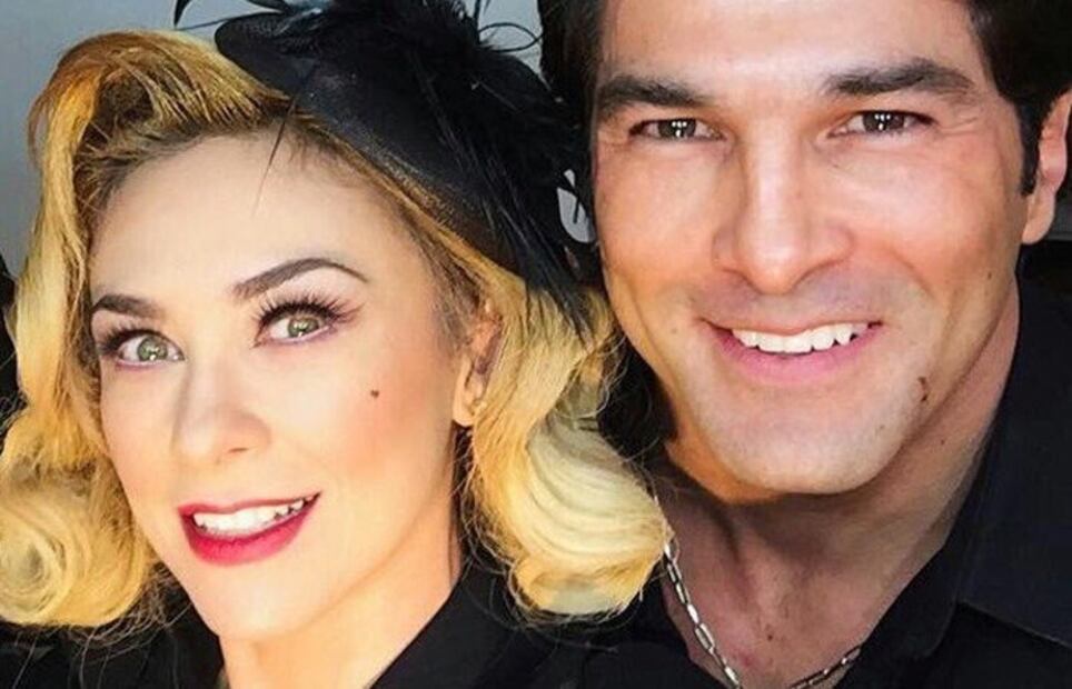 Arturo Carmona con Aracely Arámbula / Foto: Instagram