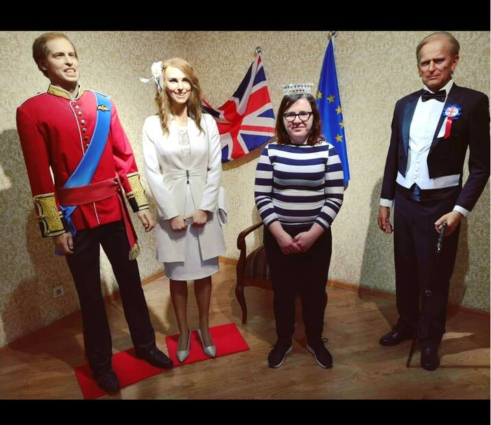 Las pavorosas figuras de cera del príncipe William y Kate Middleton