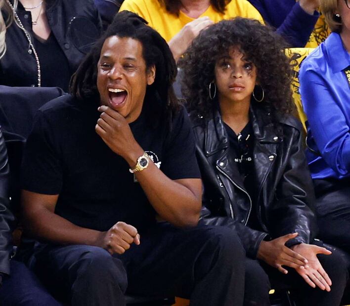 Blue Ivy, hija de Beyoncé, reaparece con gran estilo en las finales de la NBA