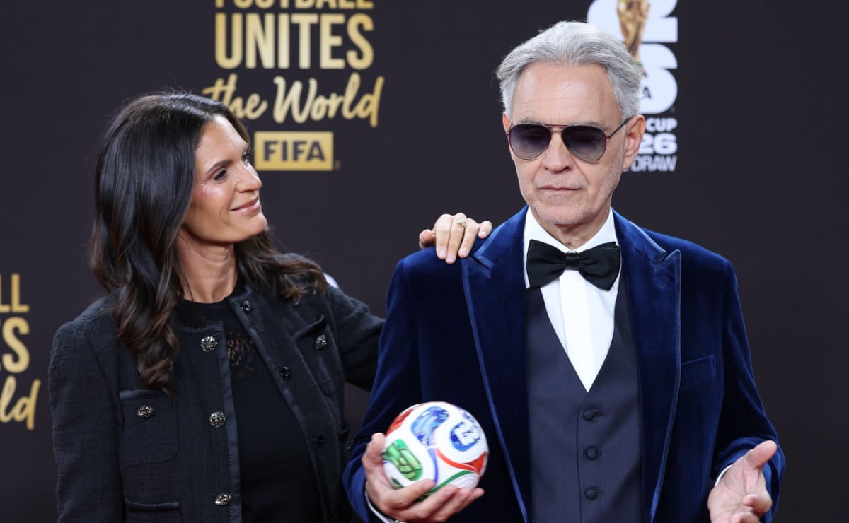 Verónica Berti y Andrea Bocelli / Foto: AFP