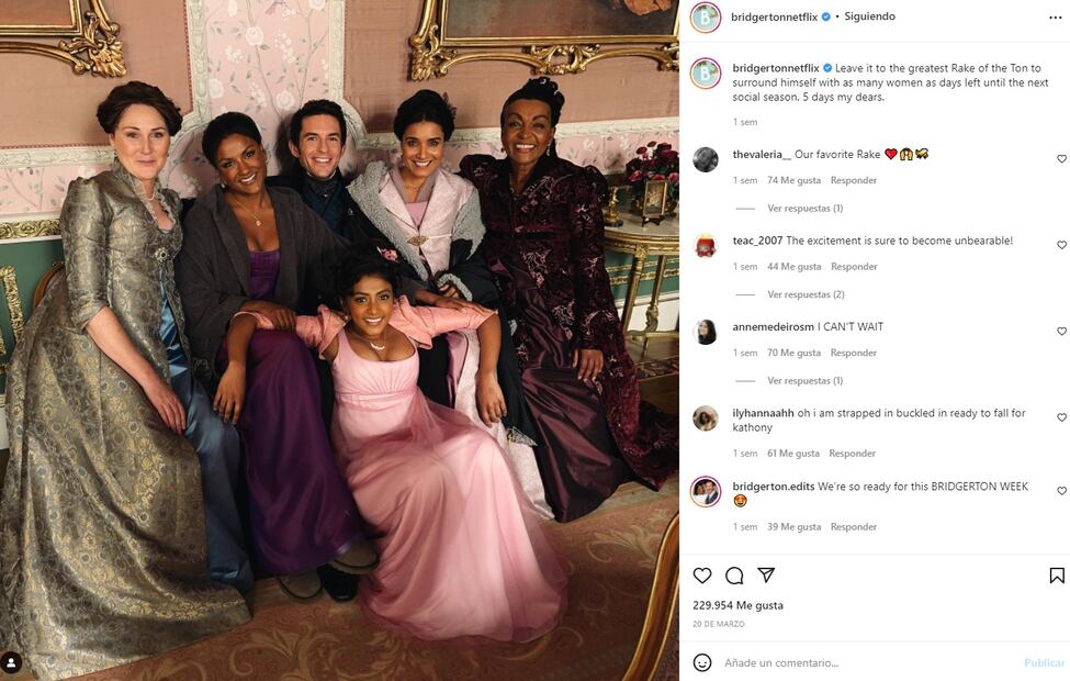 Regency Core, la tendencia de la serie Bridgerton de Netlix