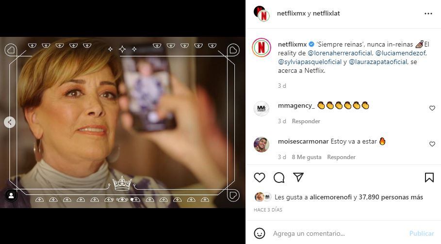 Sylvia Pasquel, Laura Zapata y Lucía Méndez en reality de Netflix