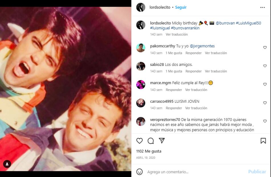 Jorge “El Burro” Van Rankin, molesto asegura que Luis Miguel no sabe tener amigos