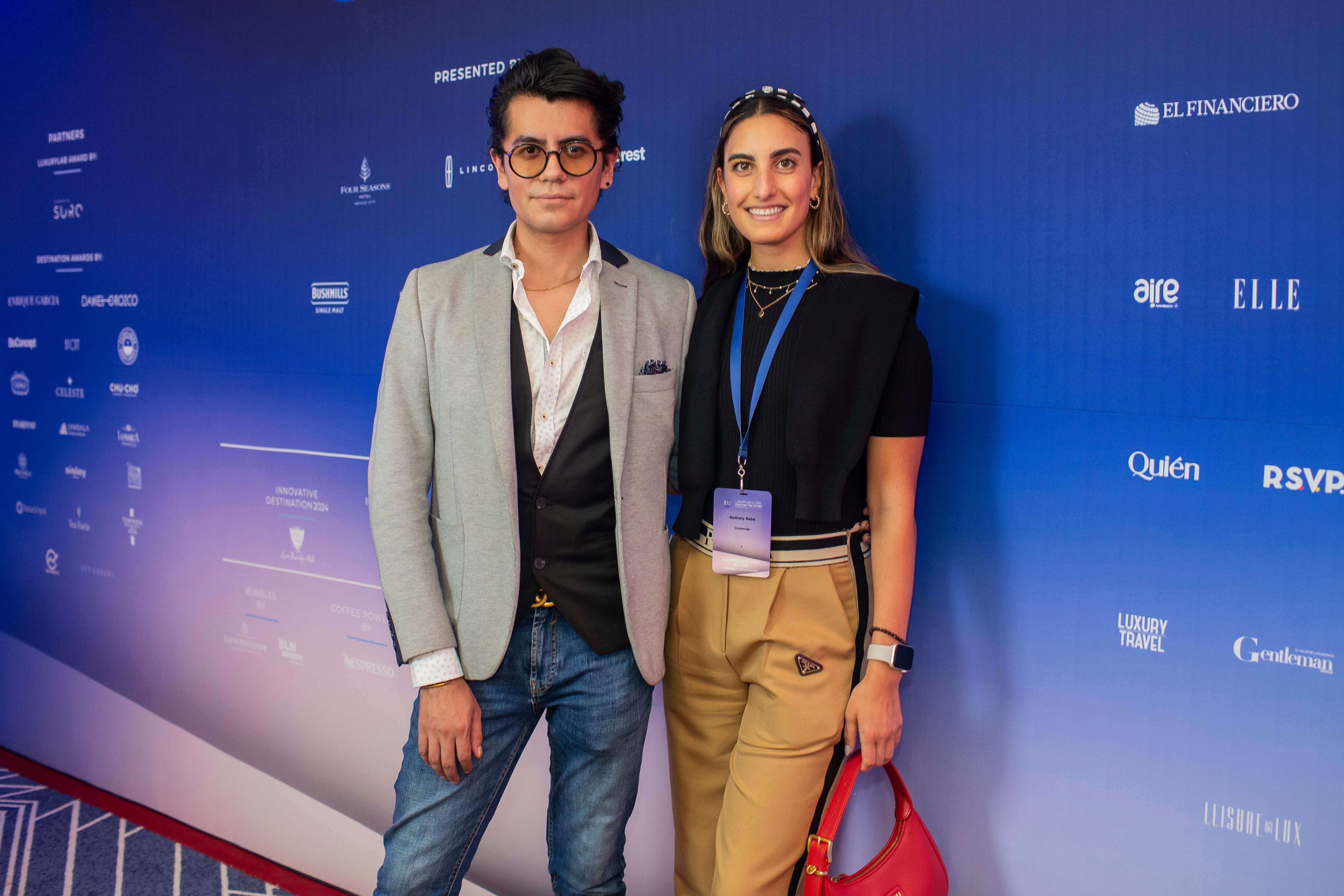 Edgar Cleto y Nathaly Saba. (Foto: Esteban Torreblanca)