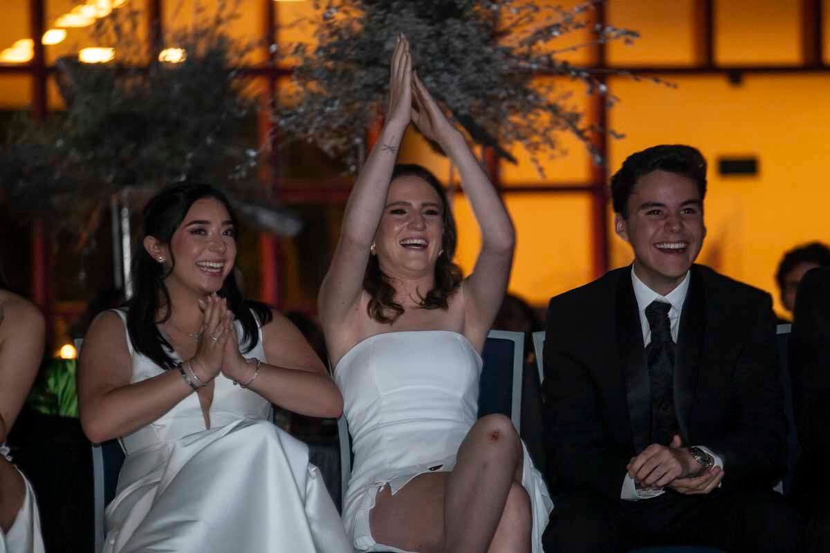 Erika Miller, Isabel Desentis y Ricardo Gómez. (Foto: Esteban Torreblanca)